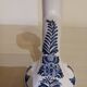 Pair of Delft earthenware candlesticks