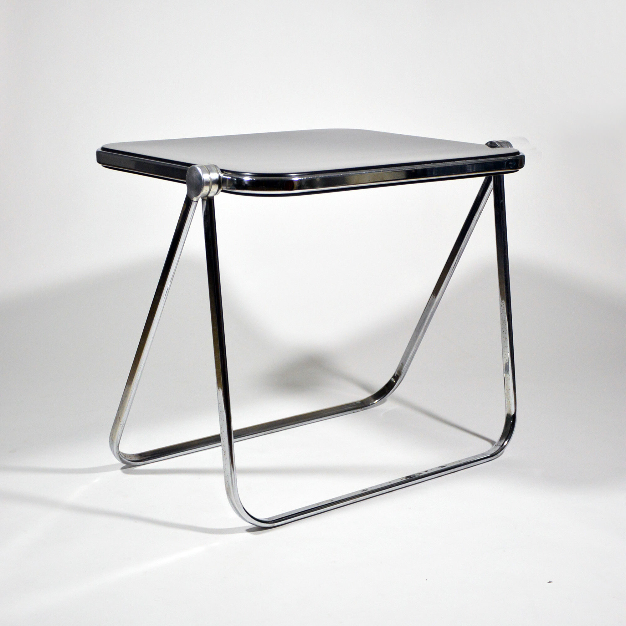 Black Platone Folding Writing Desk By Giancarlo Piretti For Anonima Castelli, 1970