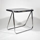 Bureau pliant Platone noir par Giancarlo Piretti pour Anonima Castelli, 1970