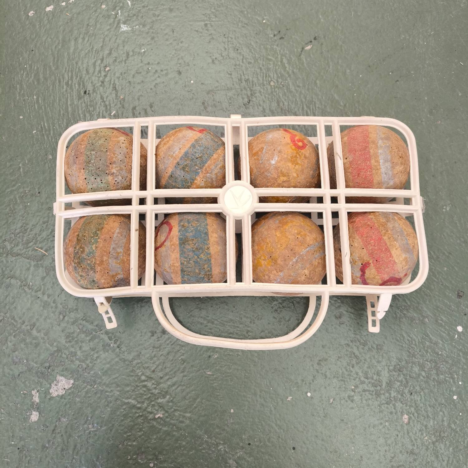 Jeu de boules en bois