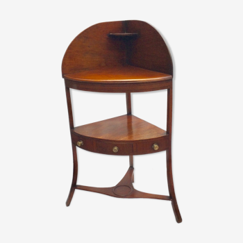 Old corner furniture in mahogany wood dimension: height -103cm- width -70cm- Pr-50cm-