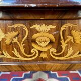 Table basse ancienne marqueterie
