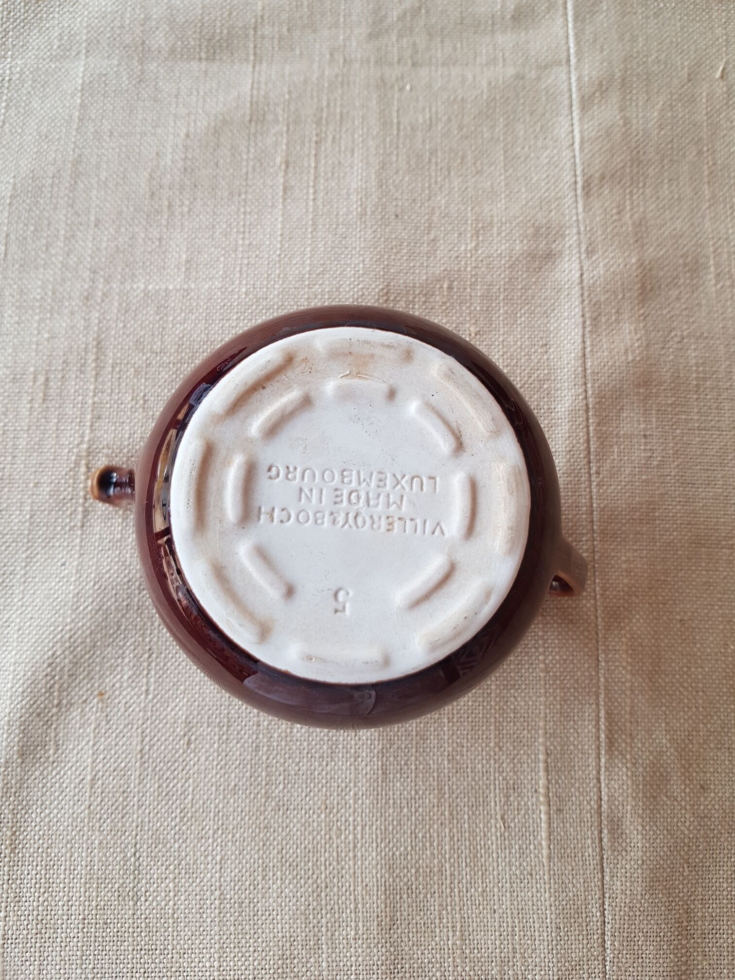 Teapot and milk jug from Villeroy and Boch bistro 1970