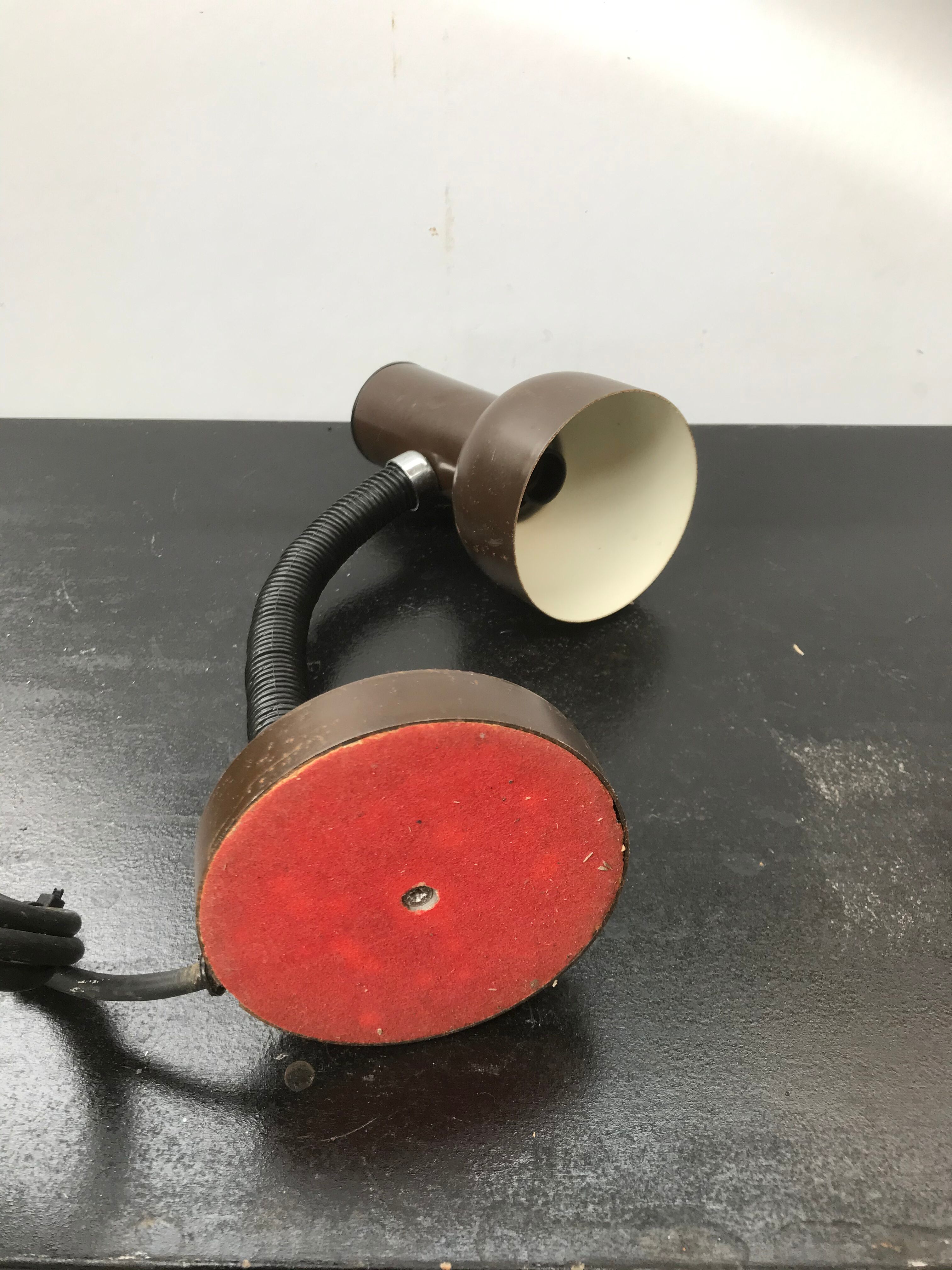 Metal office lamp 1970