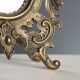 Antique table mirror in bronze, Italy, 19th-20th century
