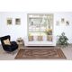 One-of-a-kind Vintage Oriental Rug, 100% Wool, Hand-knotted Turkish Carpet with Tribal Motifs