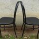 Set of 2 metal bistro chairs