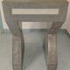 Pedestal / High side table in polished concrete – Unique artisan piece.