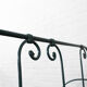 Foldable metal daybed with new webbing and upholstery