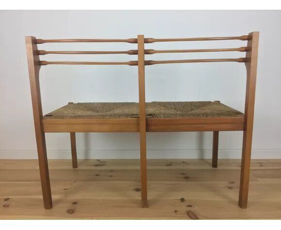 Modernist bench mulched 1950s in wood
