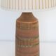 Lampe de table en céramique scandinave moderne du milieu du siècle par Anagrius, années 1970.