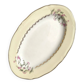 Ravier vintage L'Amandinoise model Paola white cream flowers