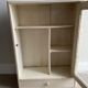 Bathroom cabinet pharmacy patinated wood