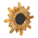 Miroir vintage soleil doré italien, bois doré, années 1960