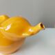 Orange-yellow elephant teapot