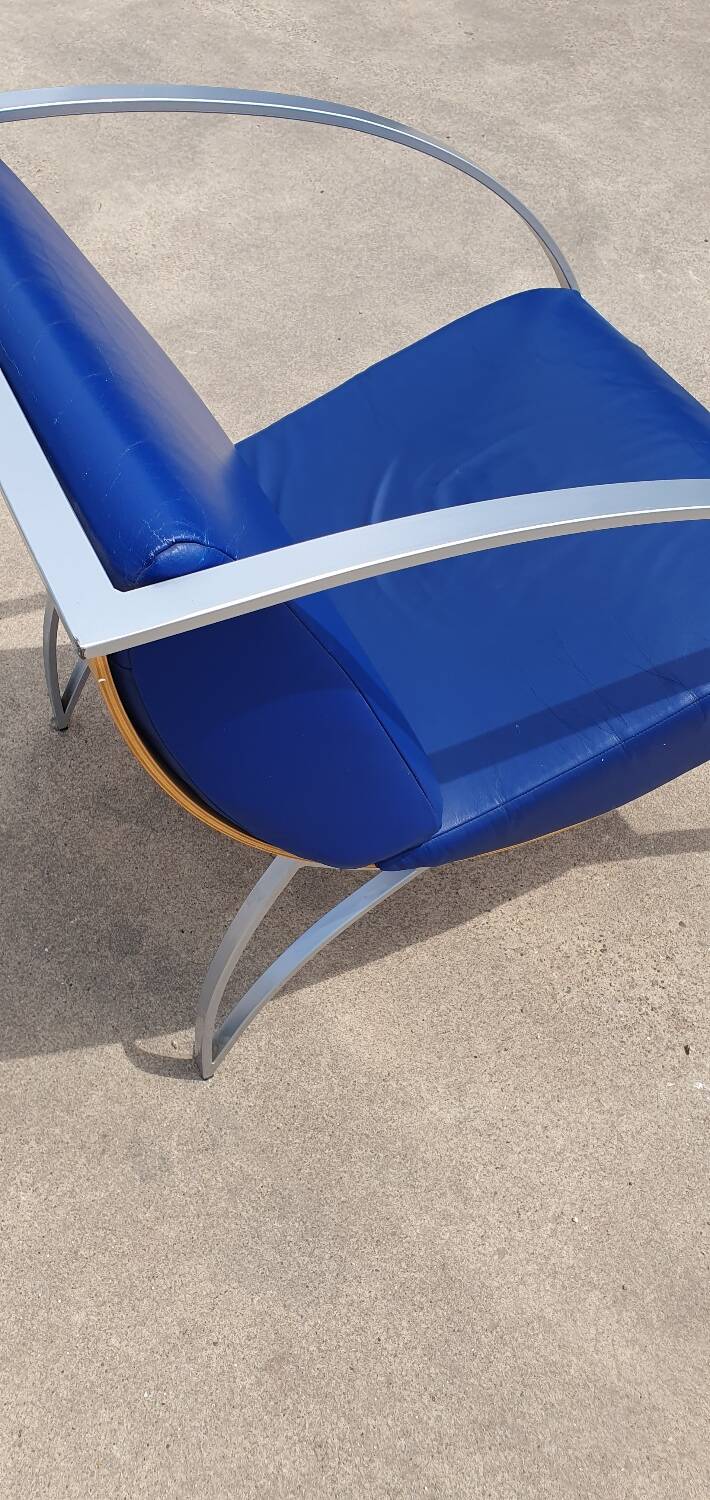 Set 2 -  Karlo chair leather KFF Karl Friedrich Foster postmoder