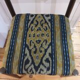 Restored chair Balinese fabrics