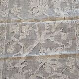Old lace table runner 38 x 128 cm - decoration vine branch
