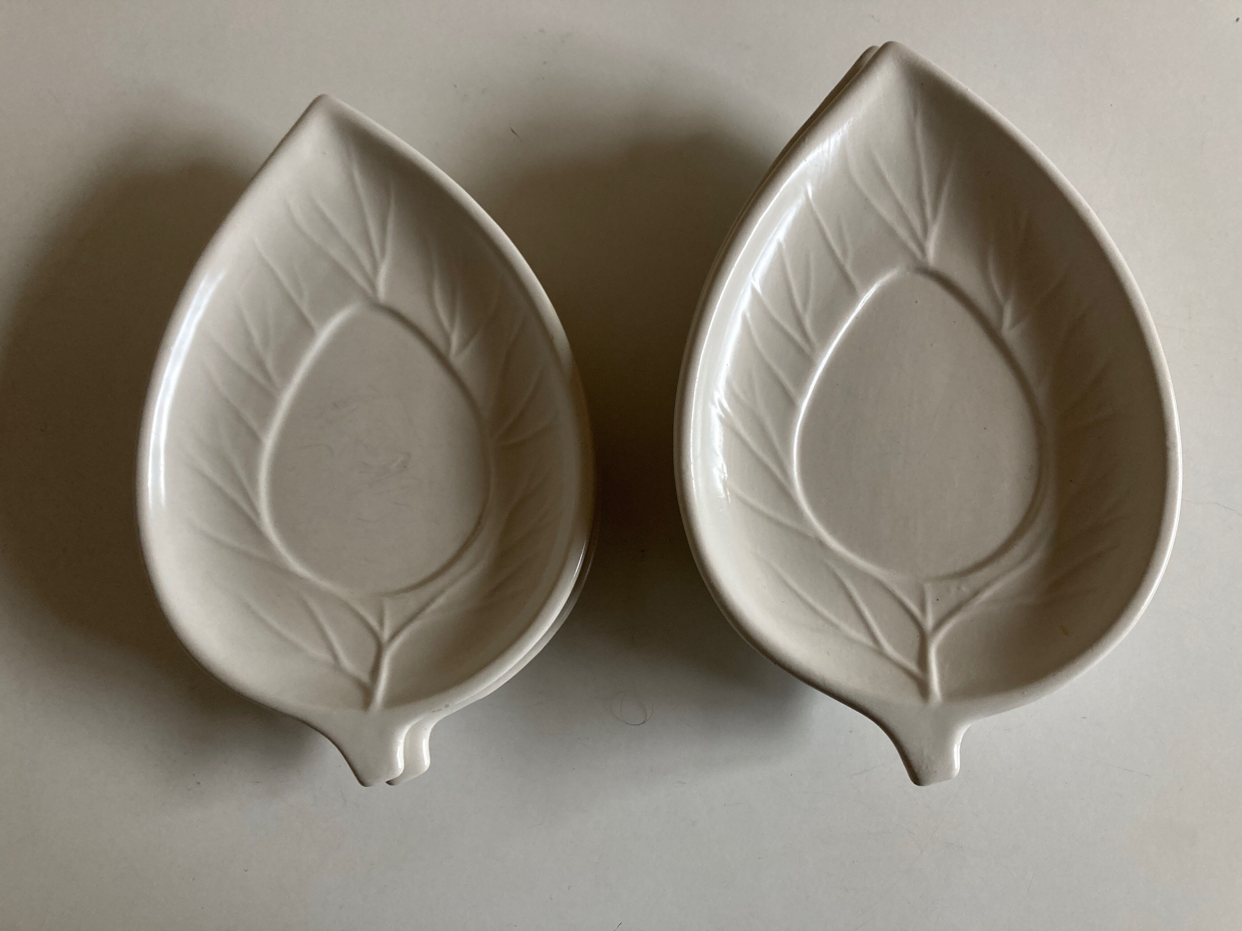 Set of 6 plates Ceramiche Bitossi sheets 1970 Italian work