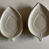 Set of 6 plates Ceramiche Bitossi sheets 1970 Italian work