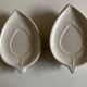 Set of 6 plates Ceramiche Bitossi sheets 1970 Italian work