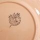 Set of 9 pink plates by Boch la Louvière