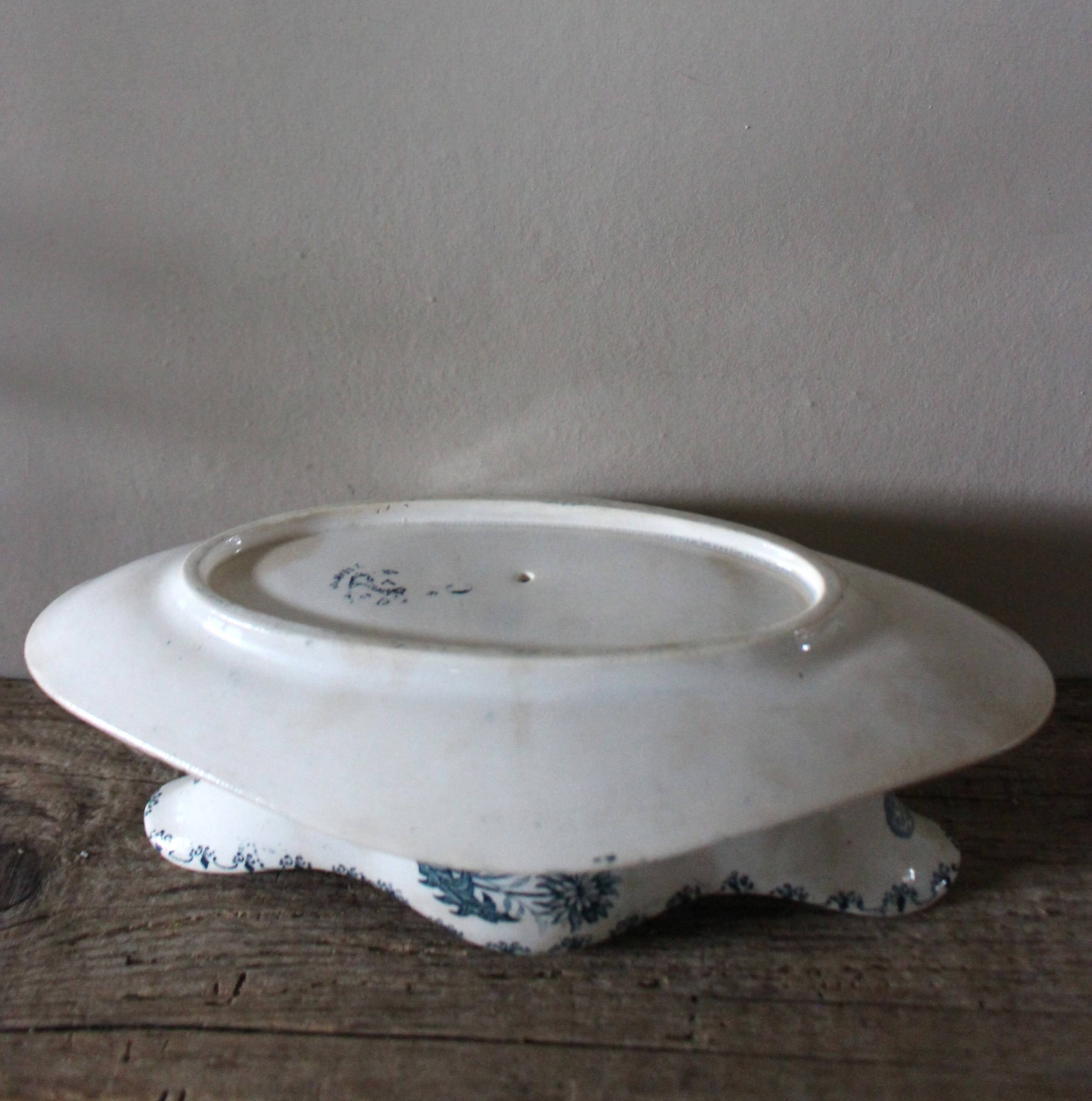 Sauceboat Terre de Fer Clairefontaine Blue Dandelion