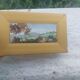Petit tableau huile sur bois paysage toscan