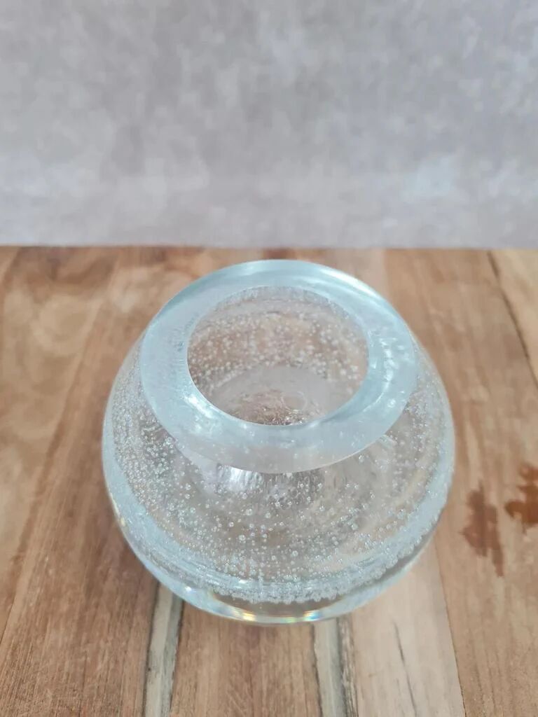 Bubble glass soliflore – Murano style
