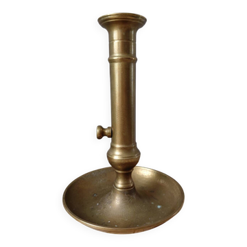 Push candle holder in brass