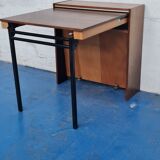 Vintage retractable folding table
