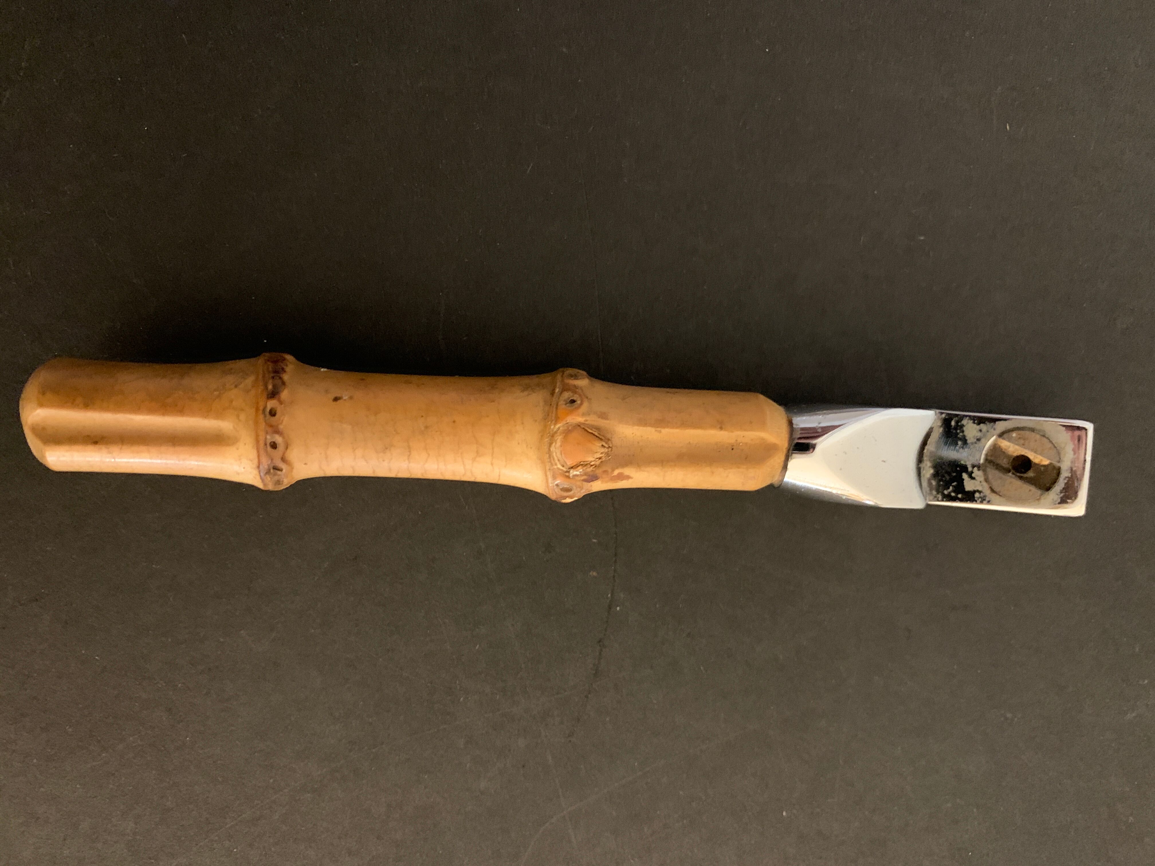 French bottle opener with bamboo handle, 1960