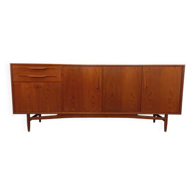 Enfilade vintage Swiss Teak style scandinave en teck des années 60