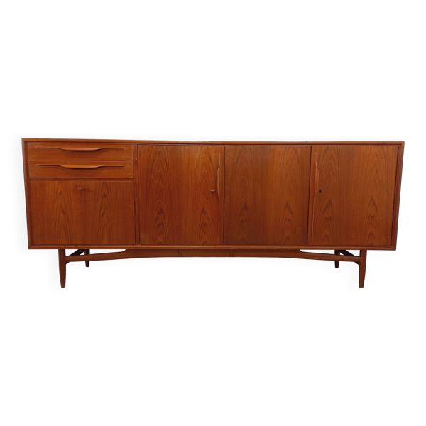 Enfilade vintage Swiss Teak style scandinave en teck des années 60
