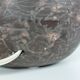 Vintage table lamp in ceramic with expressive glaze