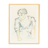 "Junger sitzender Mann" by Helga Müller