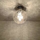 Ice Glass Flush Lamp by Doria