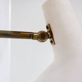 White Cream Articulating Arm Sconce in the style Giuseppe Ostuni
