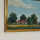 Original Swedish Oil on Canvas – “Landscape with Farms” by Schörström