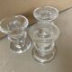 Set of 3 Littala candlesticks / Timo Sarpaneva / 1966