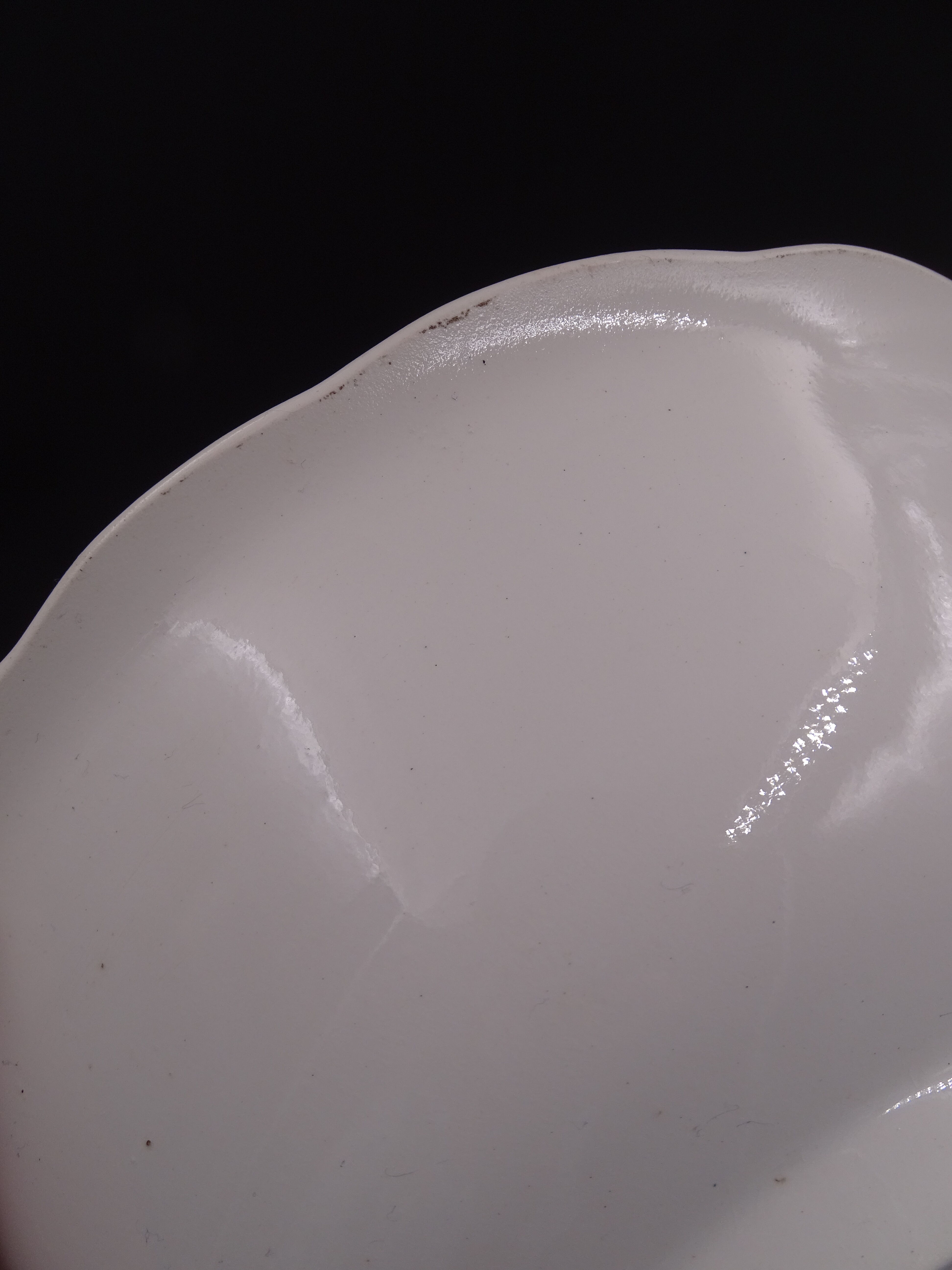 Large earthenware bowl of Moulin-des-Loups - Floral decoration - Around 1960