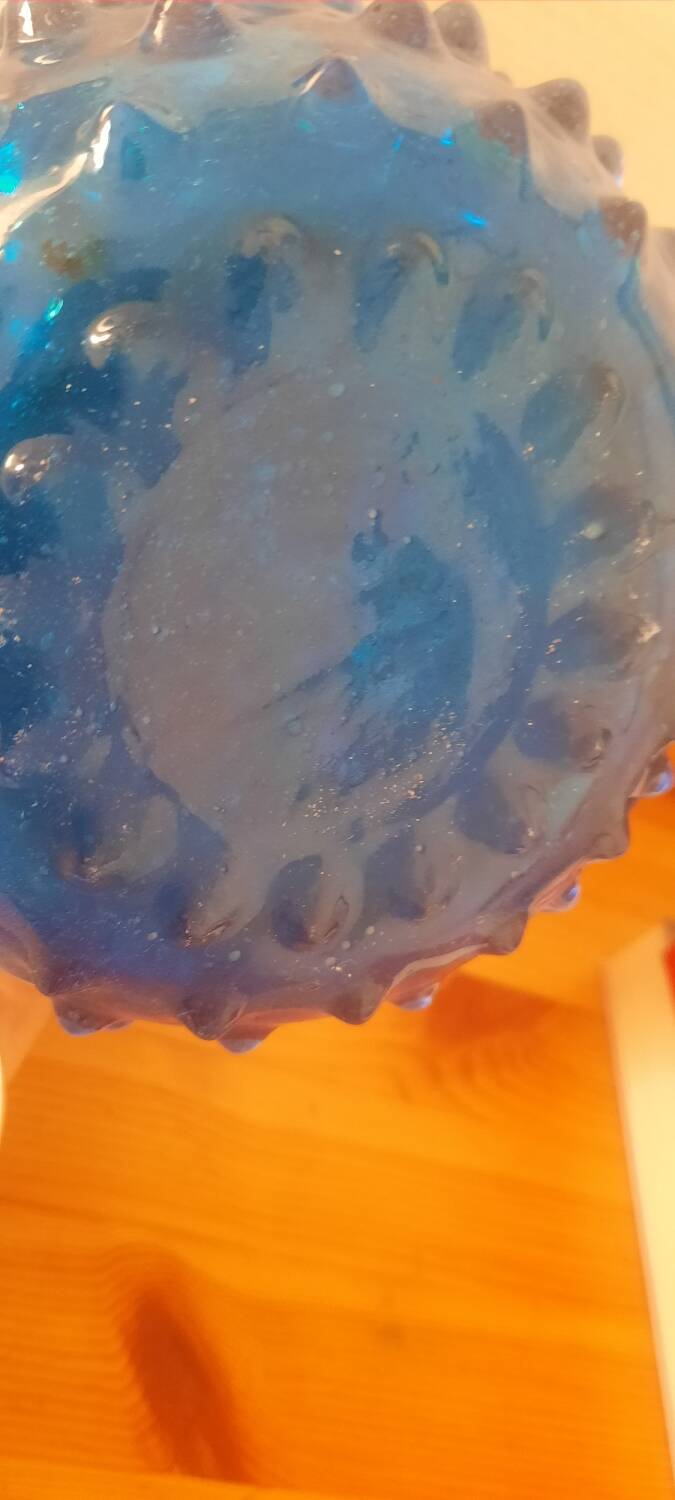 Frosted glass jug Murano