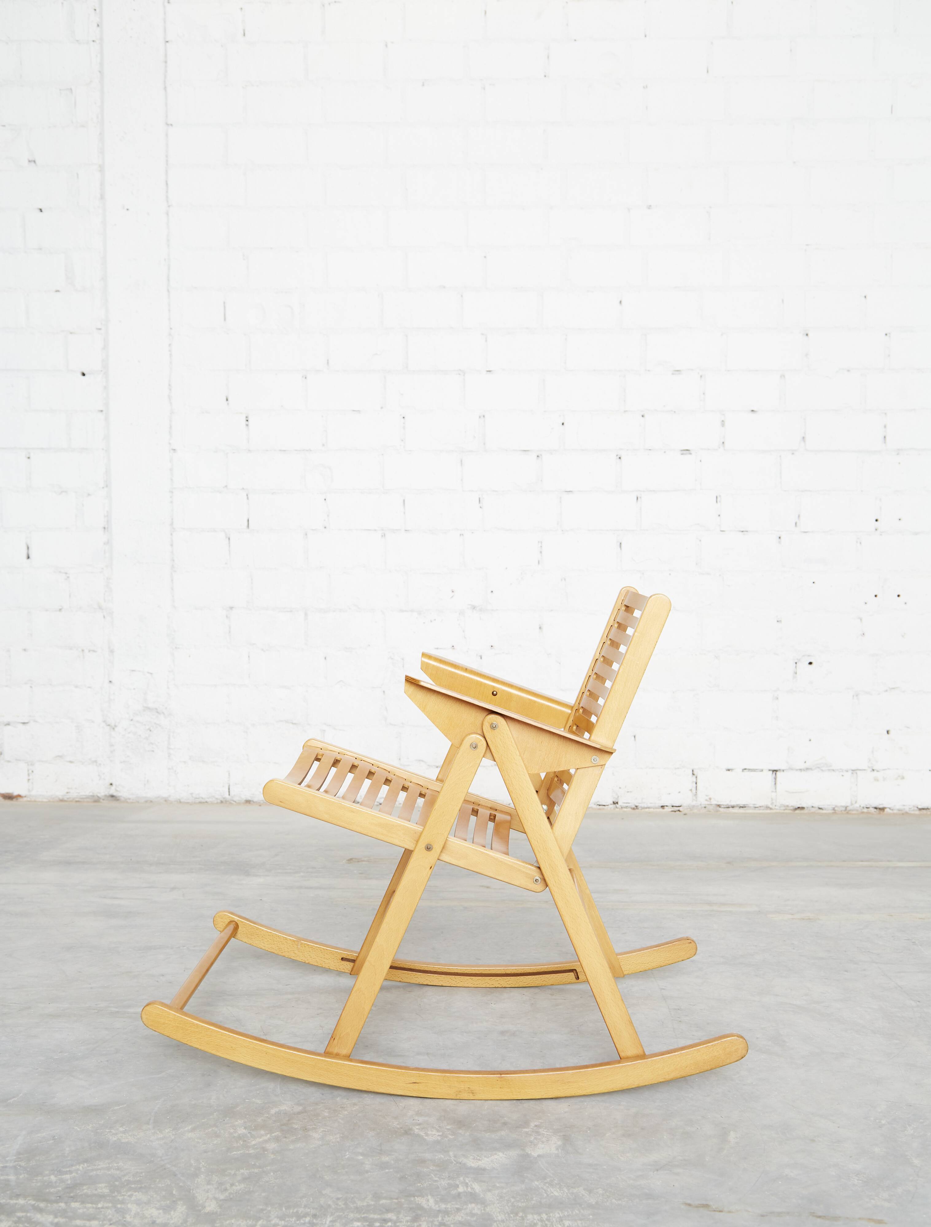 Niko Kralj Rex Rocking Chair for Stol Kamnik, 1958