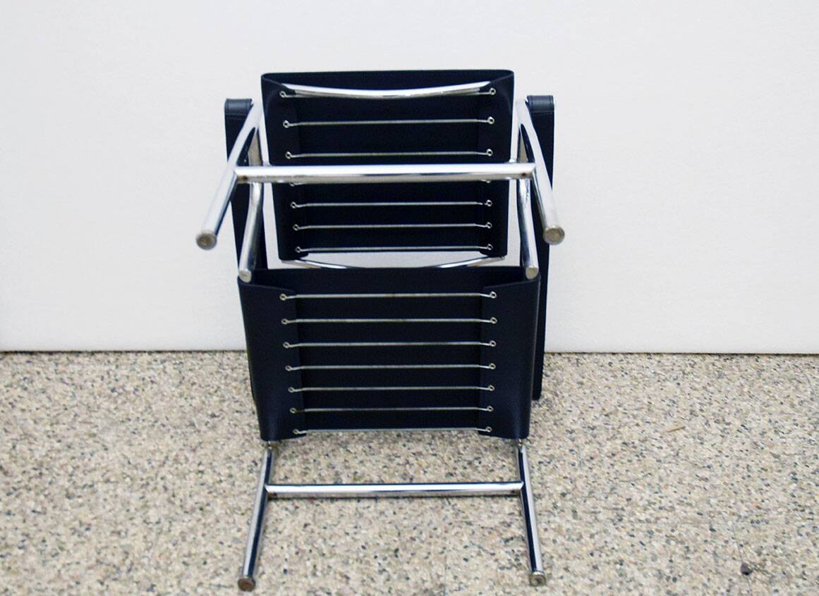 Le Corbusier Cassina LC1 armchair, 1970s.