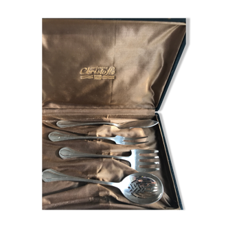 Series of 4 Christofle service cutlery