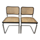 Pair of Marcel Breuer Cesca B32 chairs