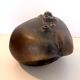 Brown Lacquered Ceramic Tulip Vase / Centerpiece by Giacomo Onestini