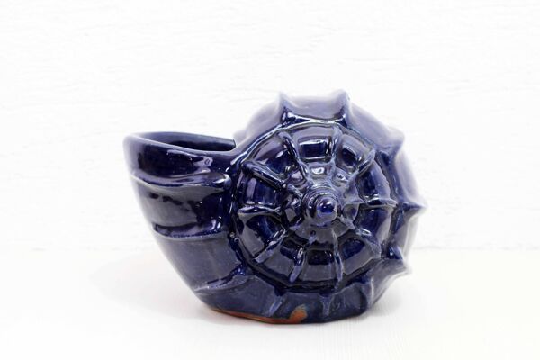 Pot de fleur en céramique ''coquillage