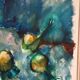 Original Swedish Oil on Canvas – "Abstract Composition" by Bergengren – Signed – Dated 1970 – Framed – 69 × 54 cm (27.2" × 21.3")