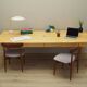 Bureau en hêtre, design danois, années 1980, production : Danemark